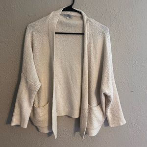 Oatmeal colored cardigan
